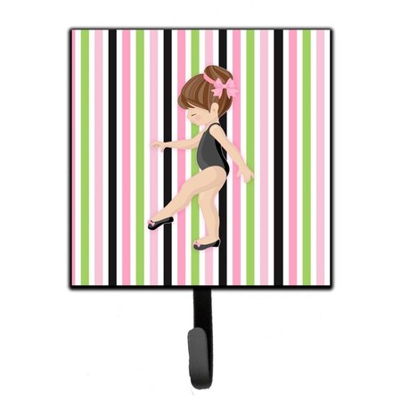 Carolines Treasures Ballerina Brunette Point Leash or Key Holder BB5178SH4